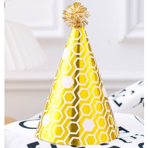 Party Hat - Gold Hat